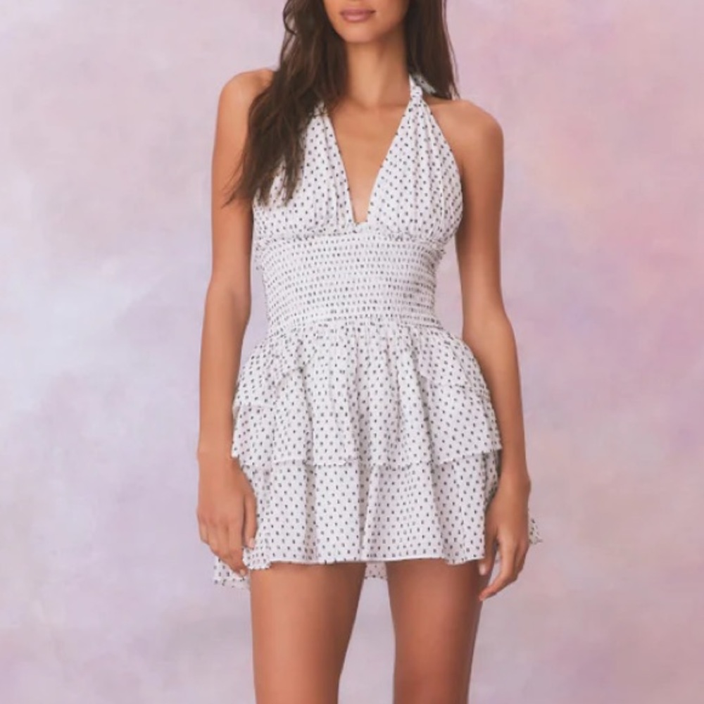 Love Shack Fancy - Deanna Halter Dress

Antique White

Size: XXS